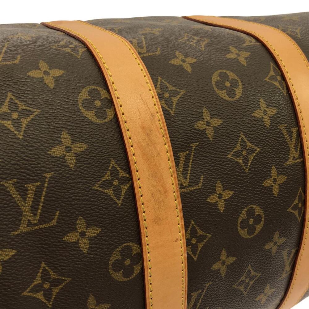 LOUIS VUITTON Authentic Brown Monogram Keepall 45 Boston Bag - Picture 3 of 10
